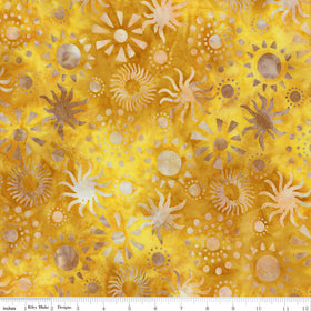 Places You'll Go - Western Reflections Batiks - Sunshine