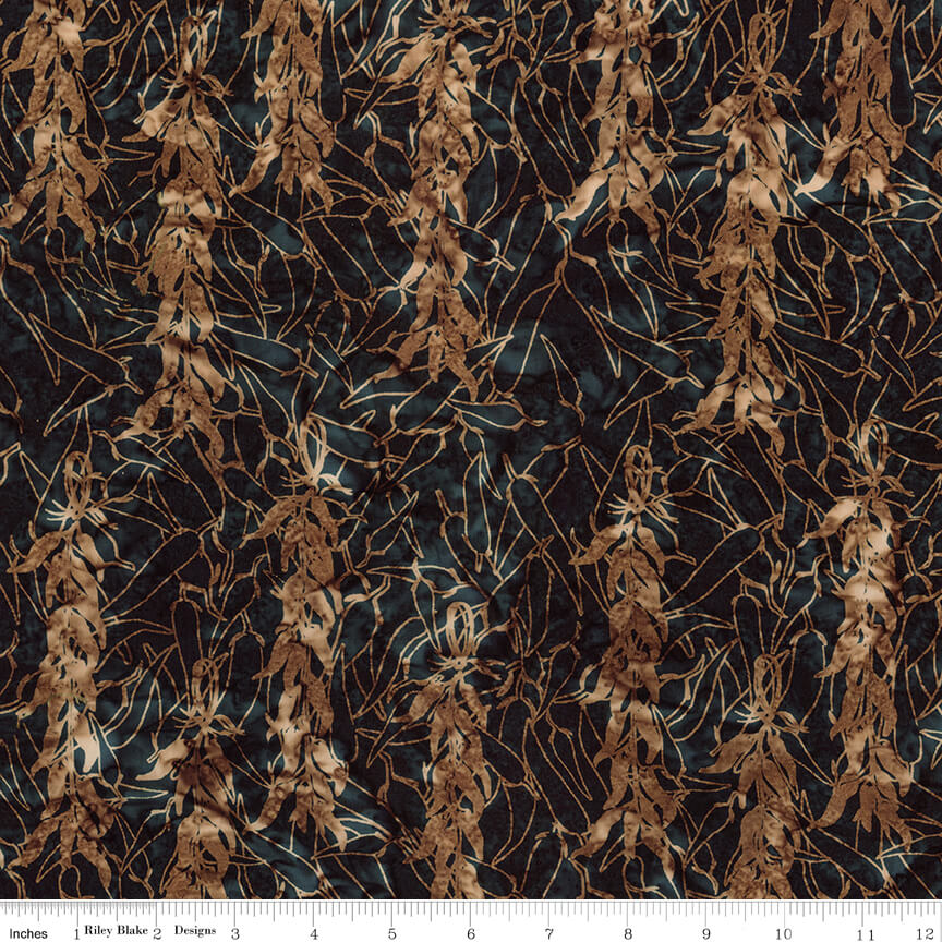 Places You'll Go - Western Reflections Batiks - Smoky Teal
