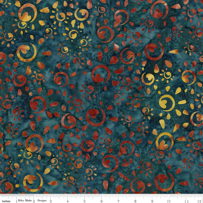 Places You'll Go - Western Reflections Batiks - Spilled Tea