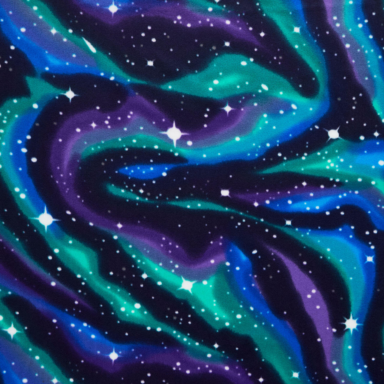 Winterfleece - Northern Lights Navy Yardage