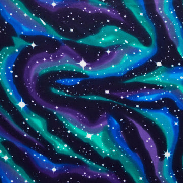 Winterfleece - Northern Lights Navy Yardage