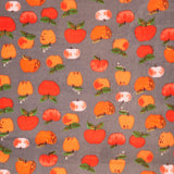 Winterfleece - Apples Grey Yardage
