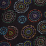 Winterfleece - Medallion Black Yardage
