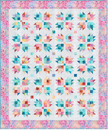 Bear Paw Roll Up - Hummingbird Lane Free Quilt Pattern by Elise Lea