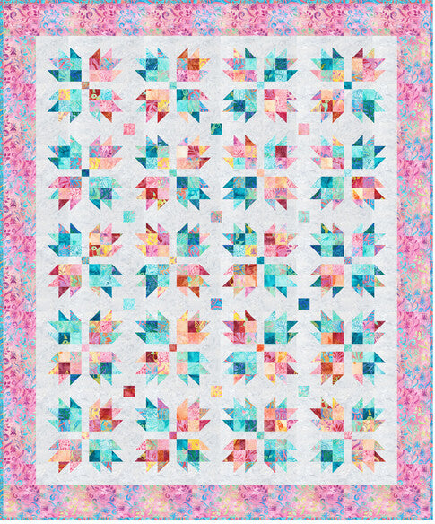 Bear Paw Roll Up - Hummingbird Lane Free Quilt Pattern by Elise Lea