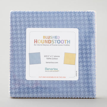 Blushed Houndstooth Charm Pack