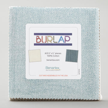 Burlap Charm Pack