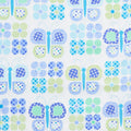 Daisy Up - Daisy Up Turquoise/Multi 2 Yard Cut