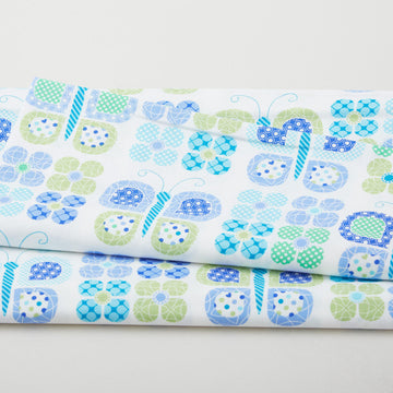 Daisy Up - Daisy Up Turquoise/Multi 2 Yard Cut