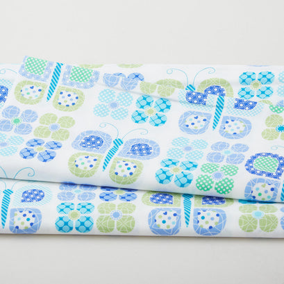 Daisy Up - Daisy Up Turquoise/Multi 2 Yard Cut