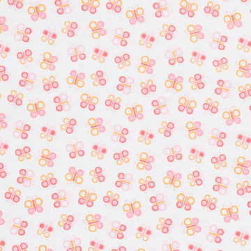 Daisy Up - Butterfly Swirl Pink 2 Yard Cut