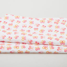 Daisy Up - Butterfly Swirl Pink 2 Yard Cut