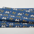 Heartland - Grazing Cows Dark Blue 2 Yard Cut