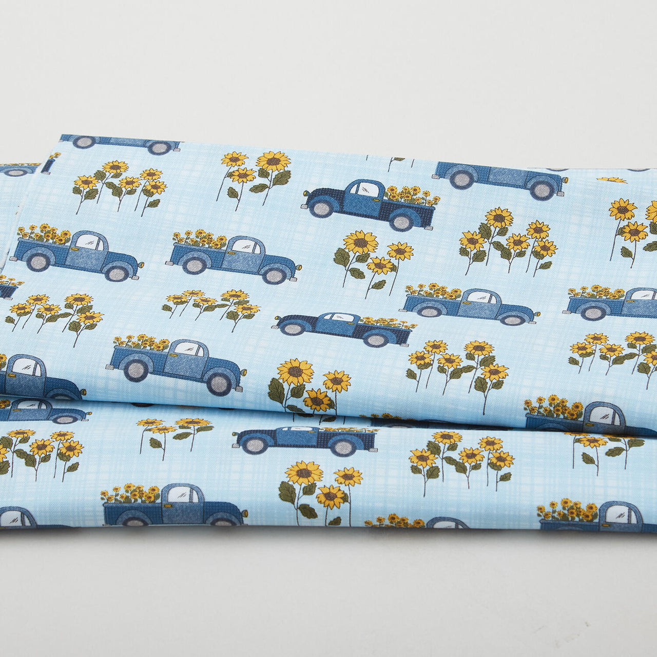 Heartland - Country Road Trucks Light Turquoise 2 Yard Cut