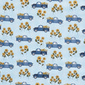 Heartland - Country Road Trucks Light Turquoise 2 Yard Cut
