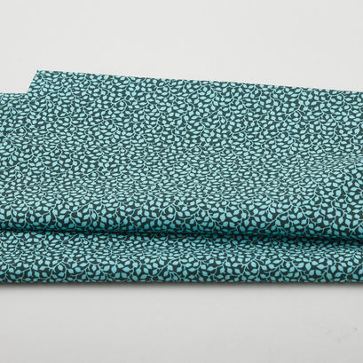 Sleepovers - Phone the Boys Teal 2 Yard Cut
