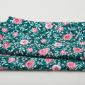 Winterberry Floral - Winterberry Buds Dark Green 2 Yard Cut