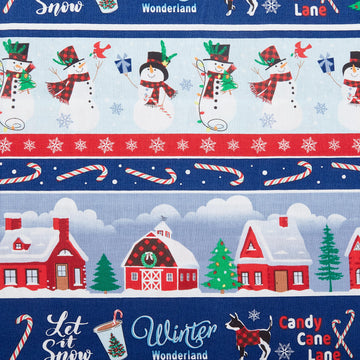 Country Christmas - Country Christmas Stripe Multi 2 Yard Cut