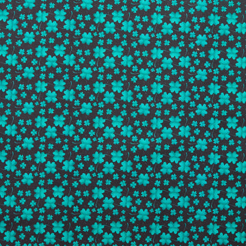 Luck of the Gnomes - Mini Clovers Black 2 Yard Cut