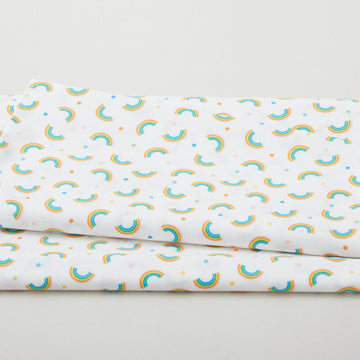 Noah's Journey - Little Rainbows White 2 Yard Cut