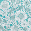 Porch Swing - Upsy Daisy Turquoise 2 Yard Cut