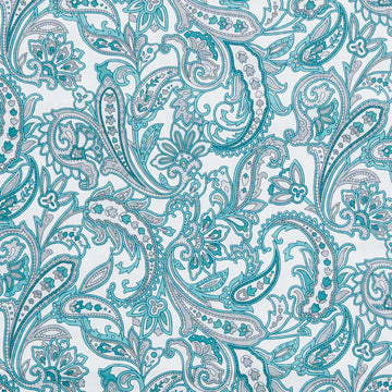 Porch Swing - Bandana Rama Turquoise 2 Yard Cut
