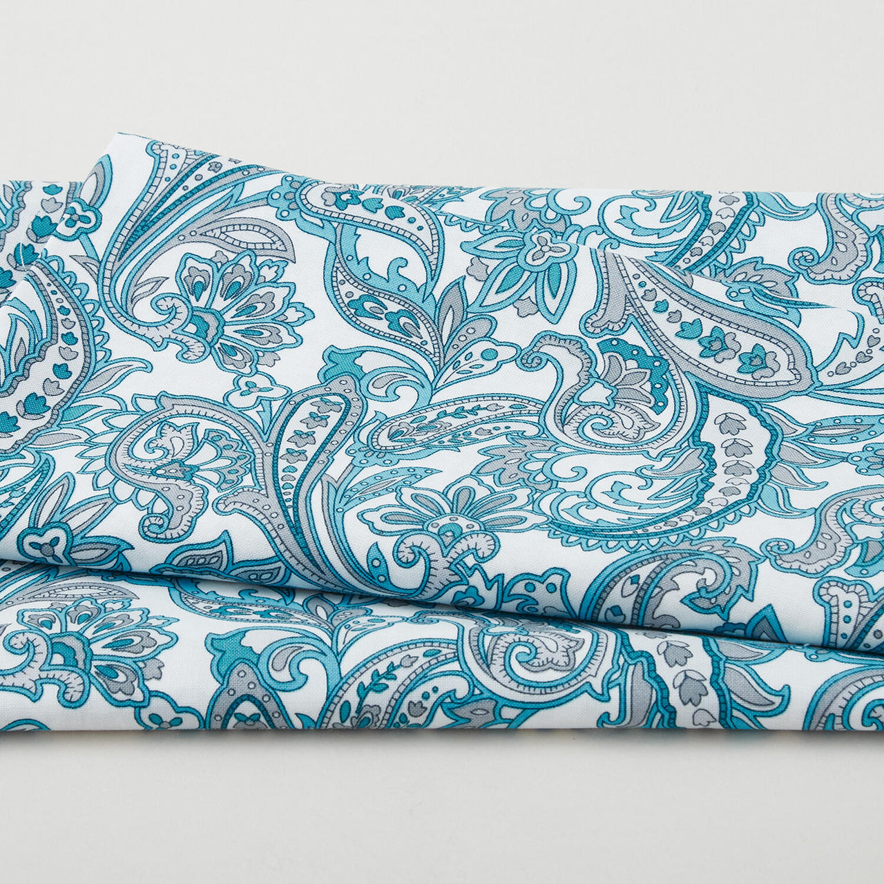 Porch Swing - Bandana Rama Turquoise 2 Yard Cut