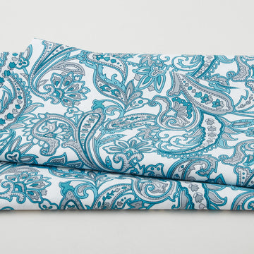 Porch Swing - Bandana Rama Turquoise 2 Yard Cut