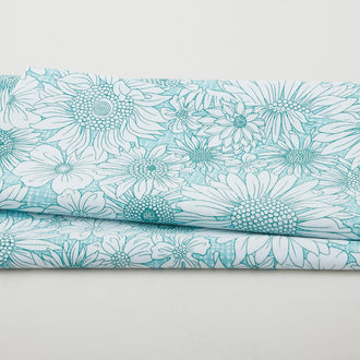 Porch Swing - Upsy Daisy Mint 2 Yard Cut