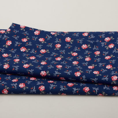 Promise Me - Teacups Blue 2 Yard Cut