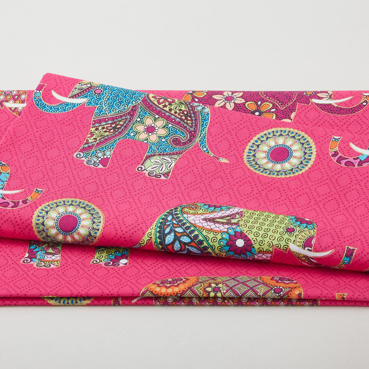 Return To Hope - Elephant Wonder Fuchsia 2 Yard Cut