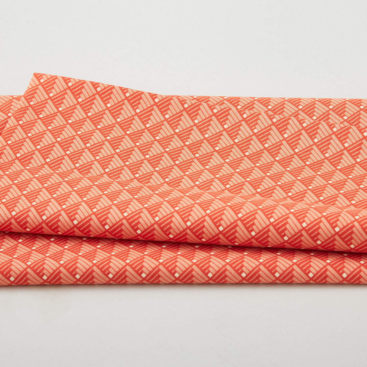 Serenity - Modern Log Cabin Orange 2 Yard Cut