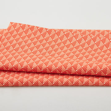 Serenity - Modern Log Cabin Orange 2 Yard Cut