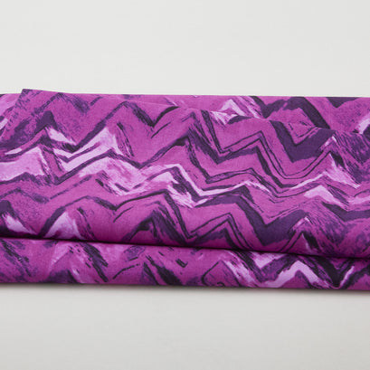 Shibori - Wave Plum 2 Yard Cut