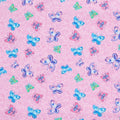 Sunshine Cats - Butterfly Song Light Plum 2 Yard Cut