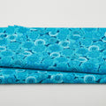 Sunshine Cats - Happy Flowers Dark Turquoise 2 Yard Cut