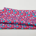 Sunshine Cats - Happy Dot Plum 2 Yard Cut