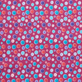Sunshine Cats - Happy Dot Plum 2 Yard Cut