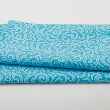 Winter Jewels - Elegance Aqua 2 Yard Cut