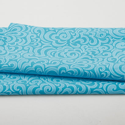 Winter Jewels - Elegance Aqua 2 Yard Cut