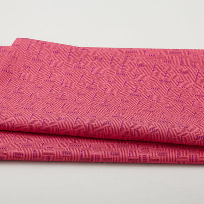 2025 LTD - Basketweave Raspberry 2 Yard Cut