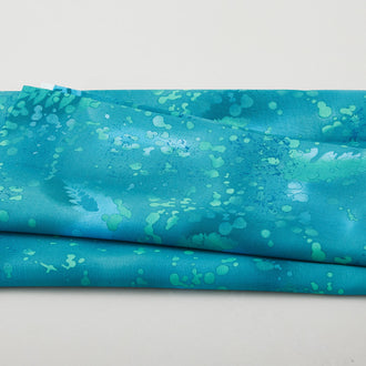 Fossil Fern - Blue Lagoon 2 Yard Cut