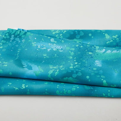 Fossil Fern - Blue Lagoon 2 Yard Cut
