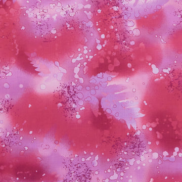 Fossil Fern - Fuchsia 2 Yard Cut