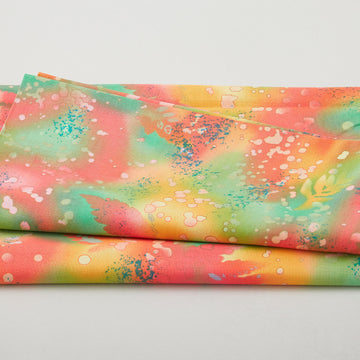 Fossil Fern - Hawaiian Punch 2 Yard Cut