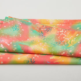 Fossil Fern - Hawaiian Punch 2 Yard Cut