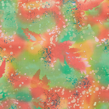 Fossil Fern - Hawaiian Punch 2 Yard Cut