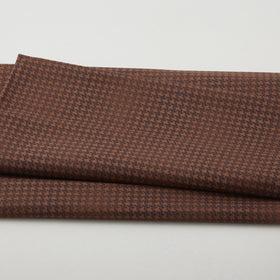 Blushed Houndstooth - Chocolate 2 Yard Cut
