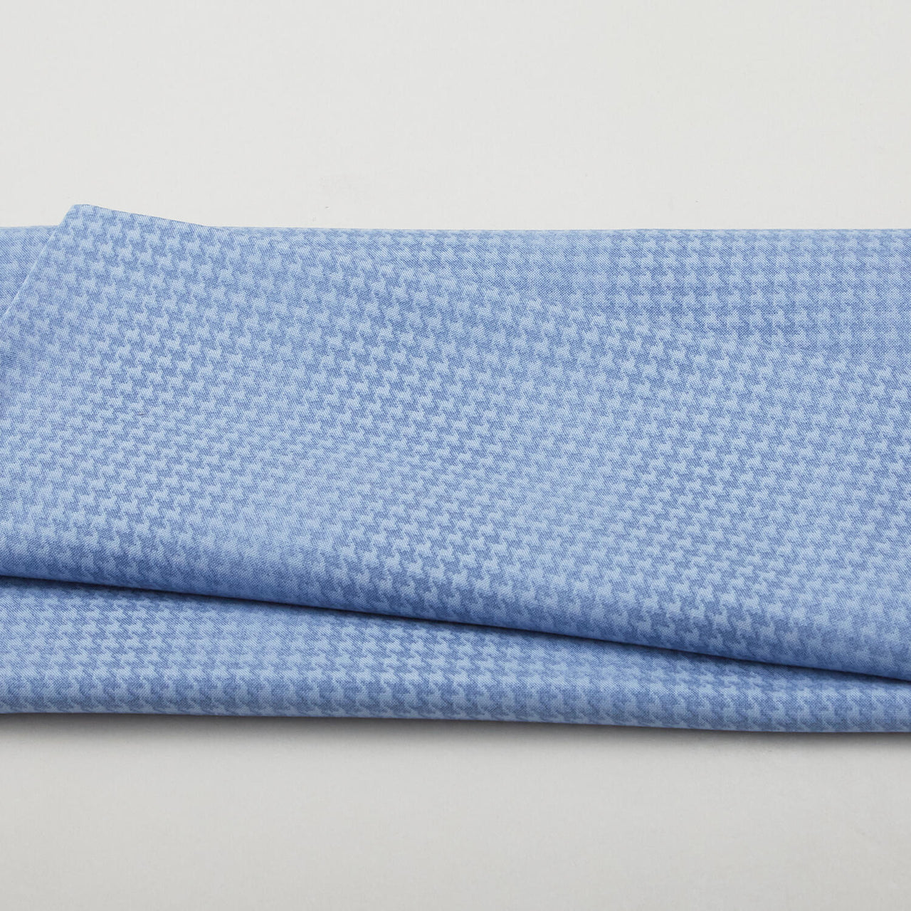 Blushed Houndstooth - Denim 2 Yard Cut