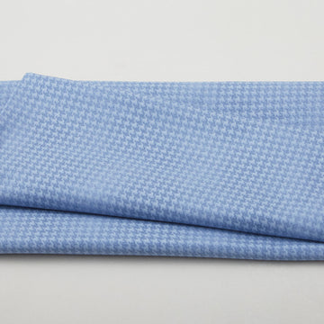 Blushed Houndstooth - Denim 2 Yard Cut